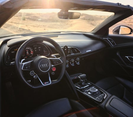 Rent Audi R8 V10 Spyder 2020 in Abu Dhabi